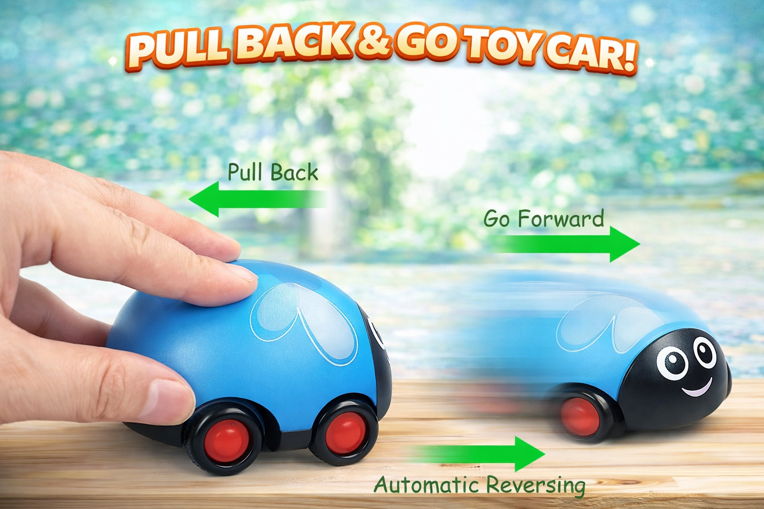 Beetle Toy Double Pullback