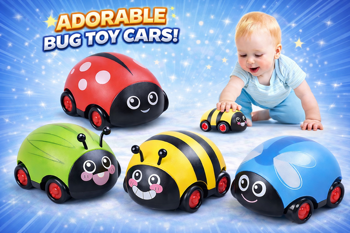 Beetle Toy Double Pullback