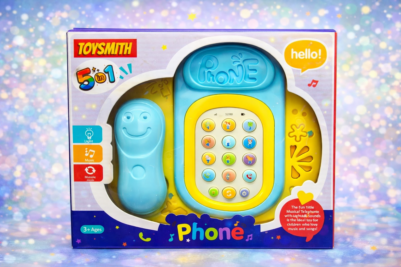 5 IN 1 FUN TIME MUSICAL PHONE