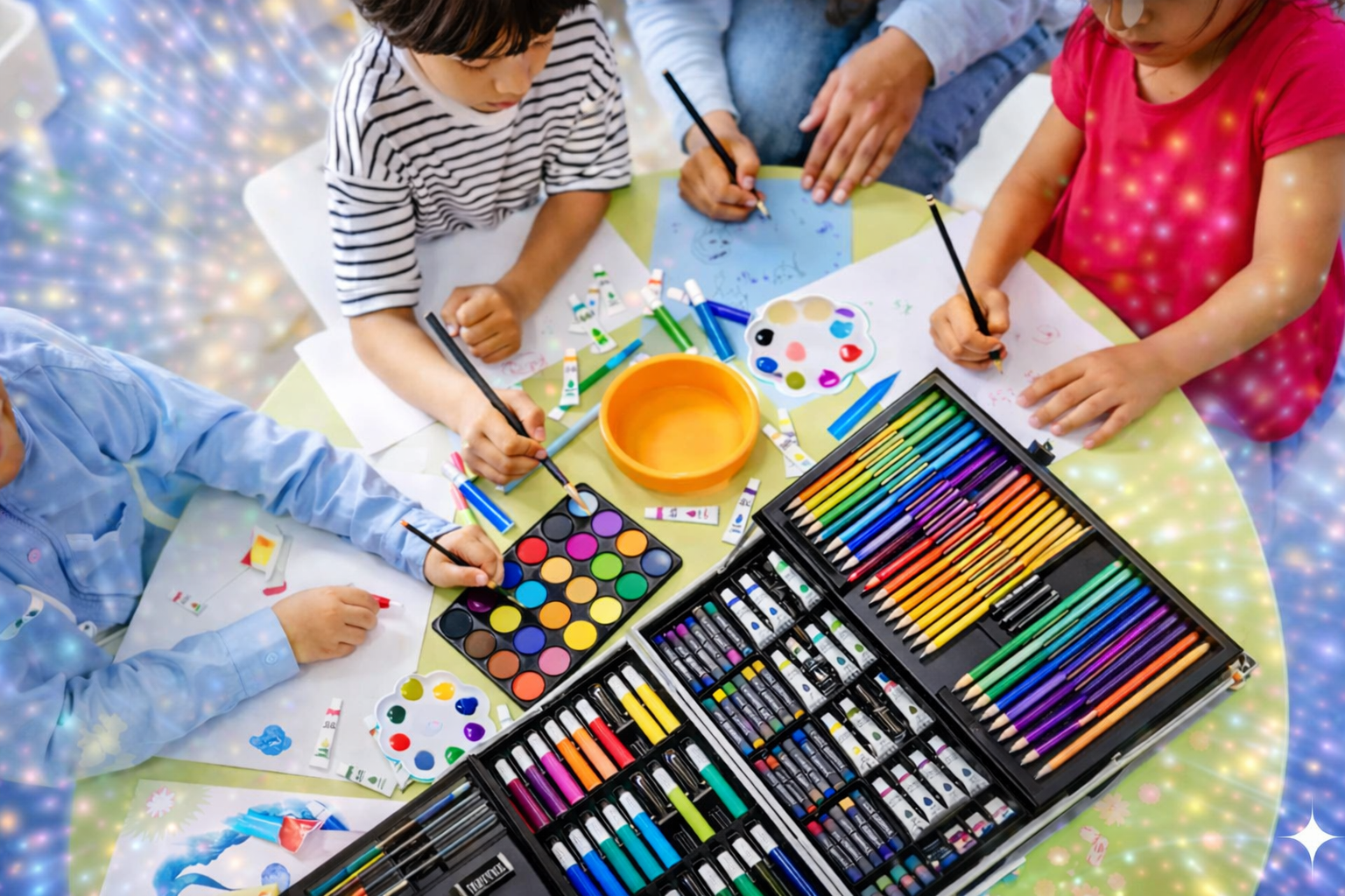 Drawing Kit Pen Artist 145 Pcs Color Set