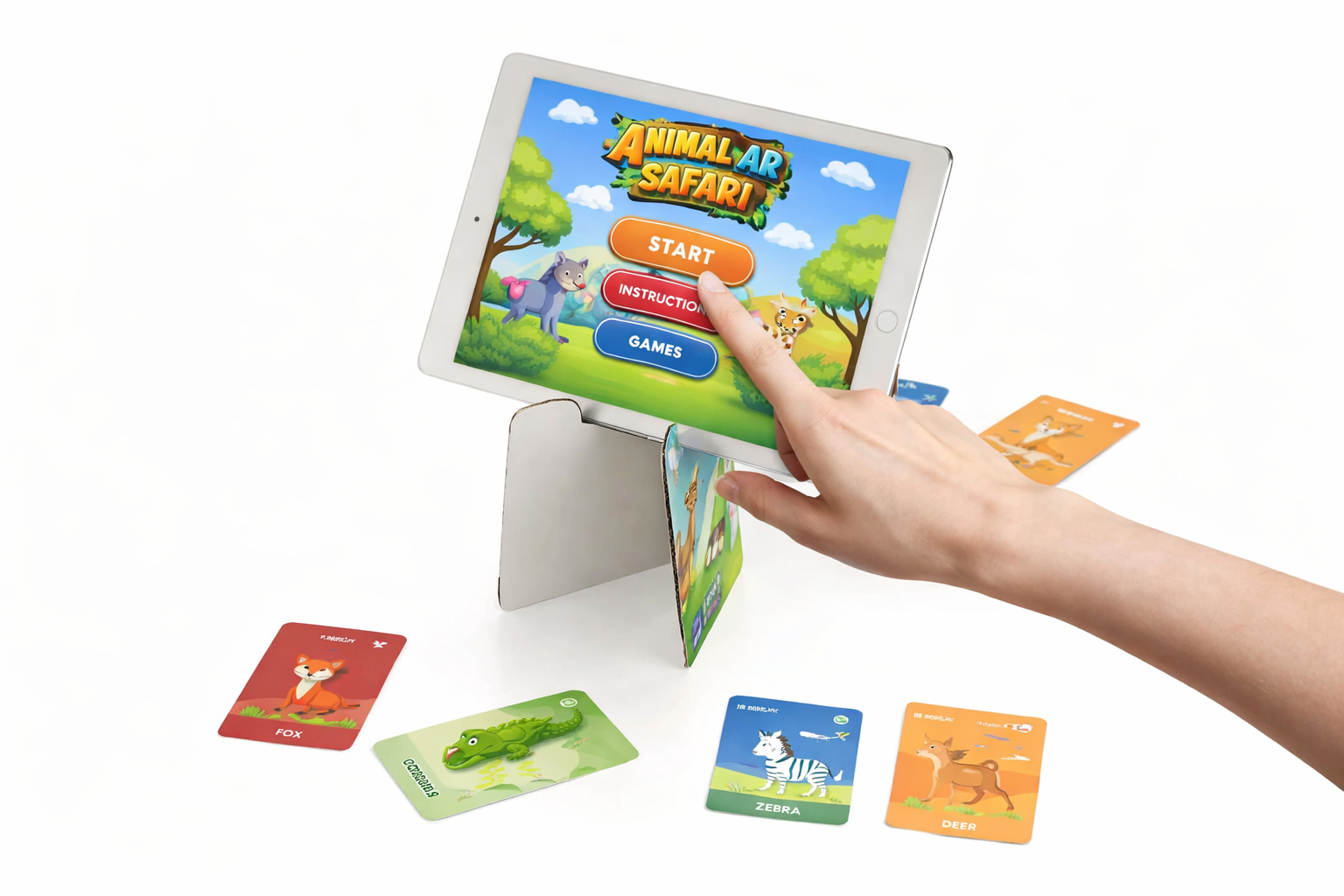 Animal 3D Safari Flashcard