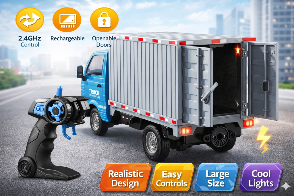 Container Truck Remote Control with Spray