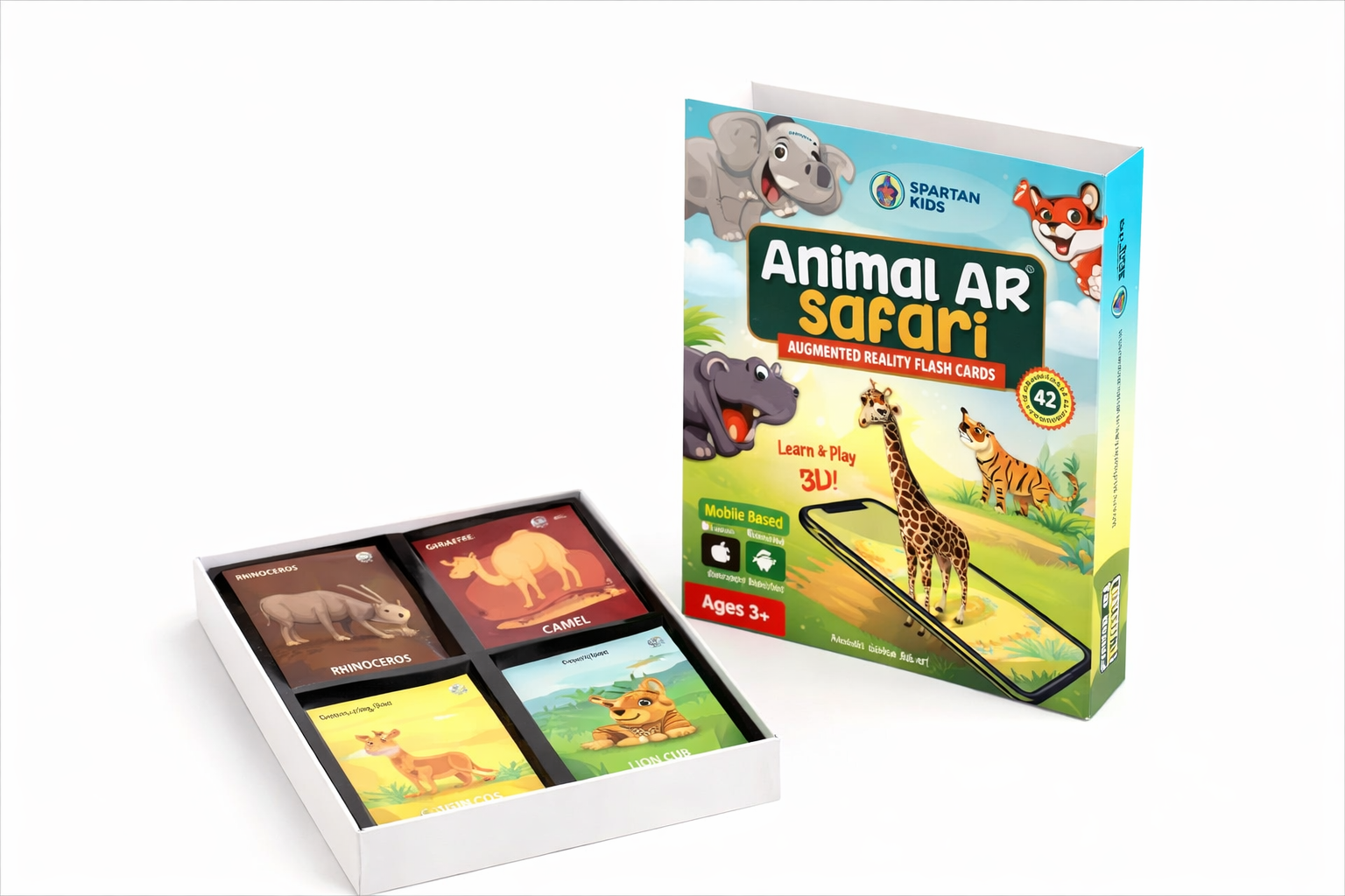 Animal 3D Safari Flashcard