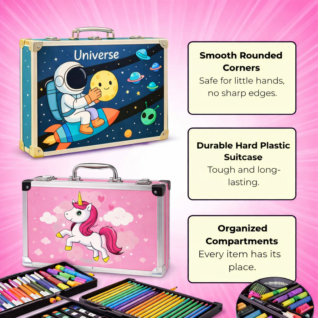Drawing Kit Pen Artist 145 Pcs Color Set