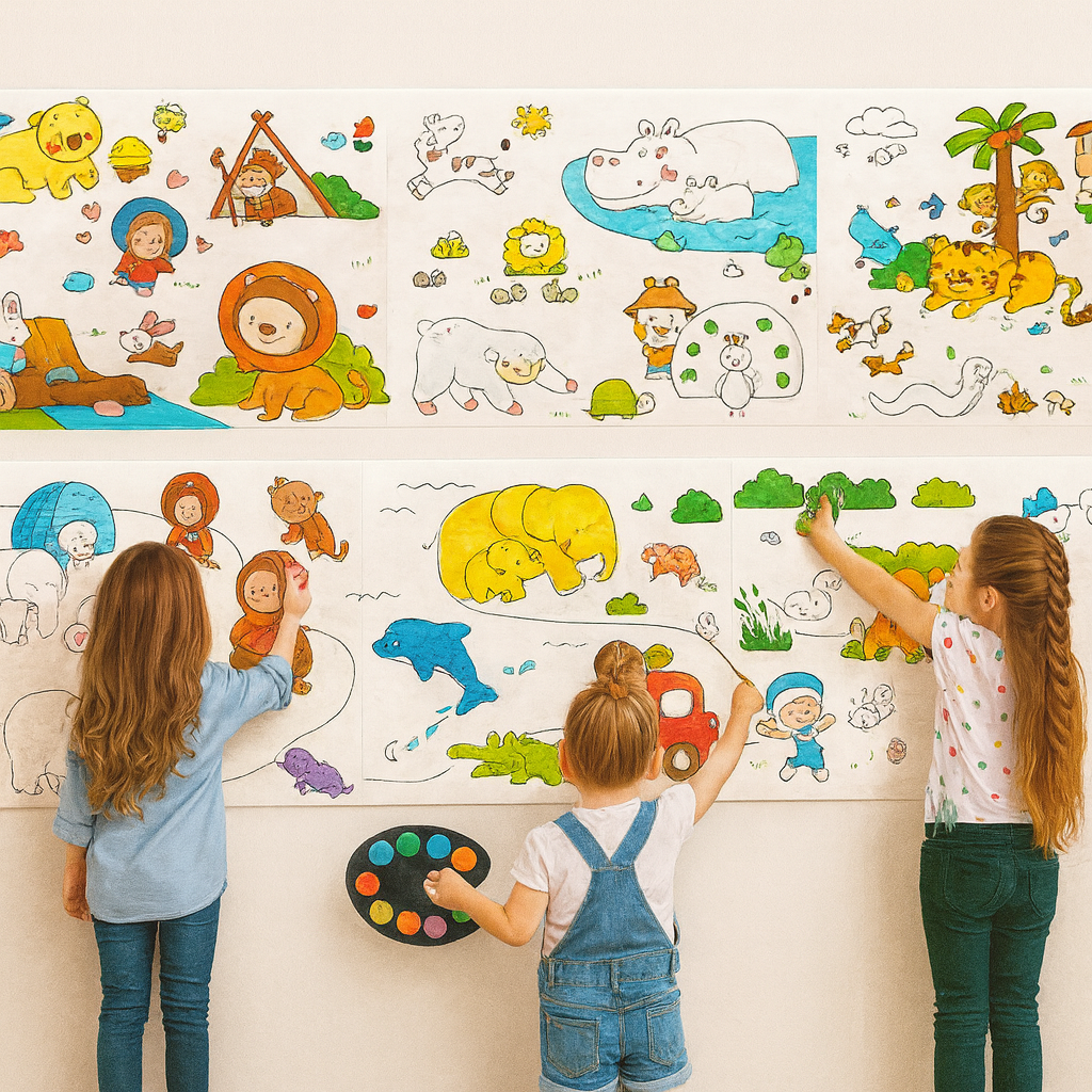 Imagination Roll™ – 3 Meter Coloring Canvas for Creative Kids. Buy 1 Get 1 Free