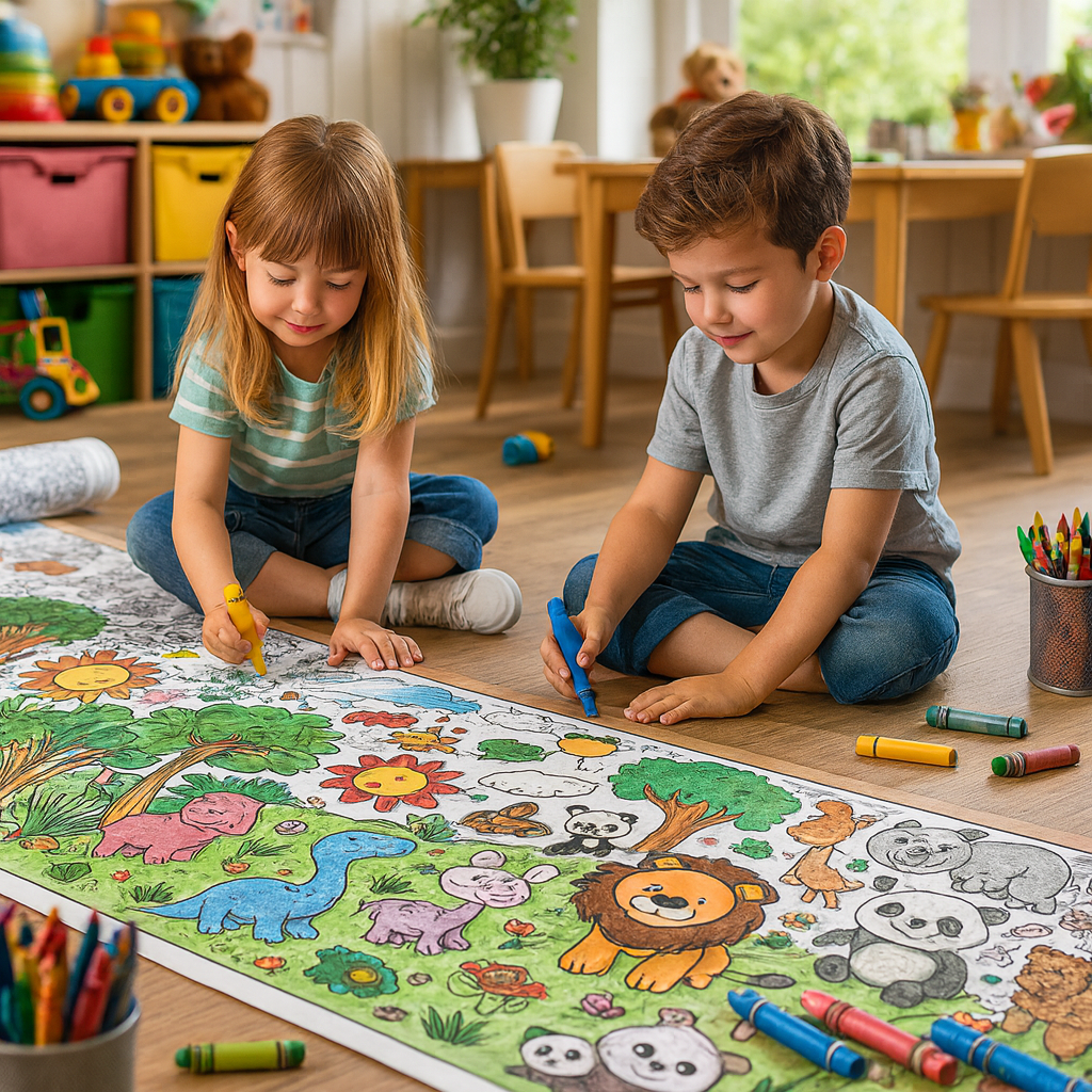 Imagination Roll™ – 3 Meter Coloring Canvas for Creative Kids. Buy 1 Get 1 Free