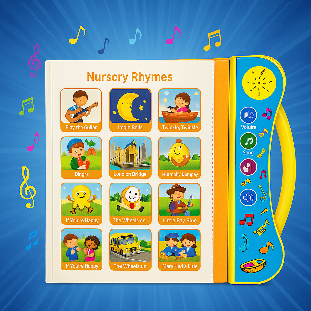 DENORY Learning Sound Book || Smart Readers Early Learning Study Book