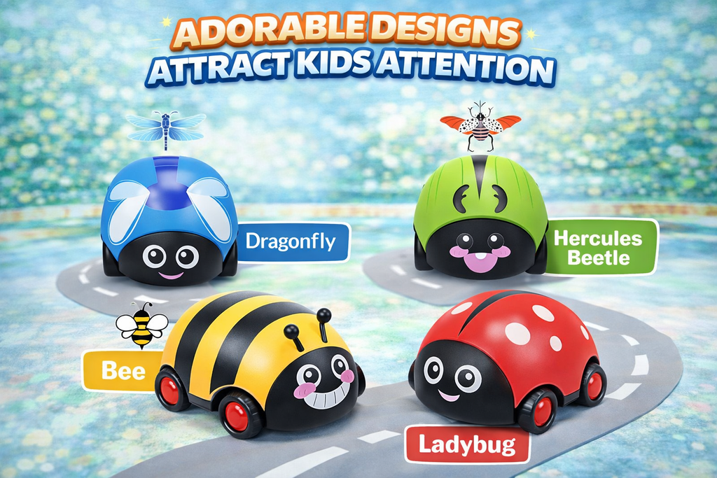 Beetle Toy Double Pullback