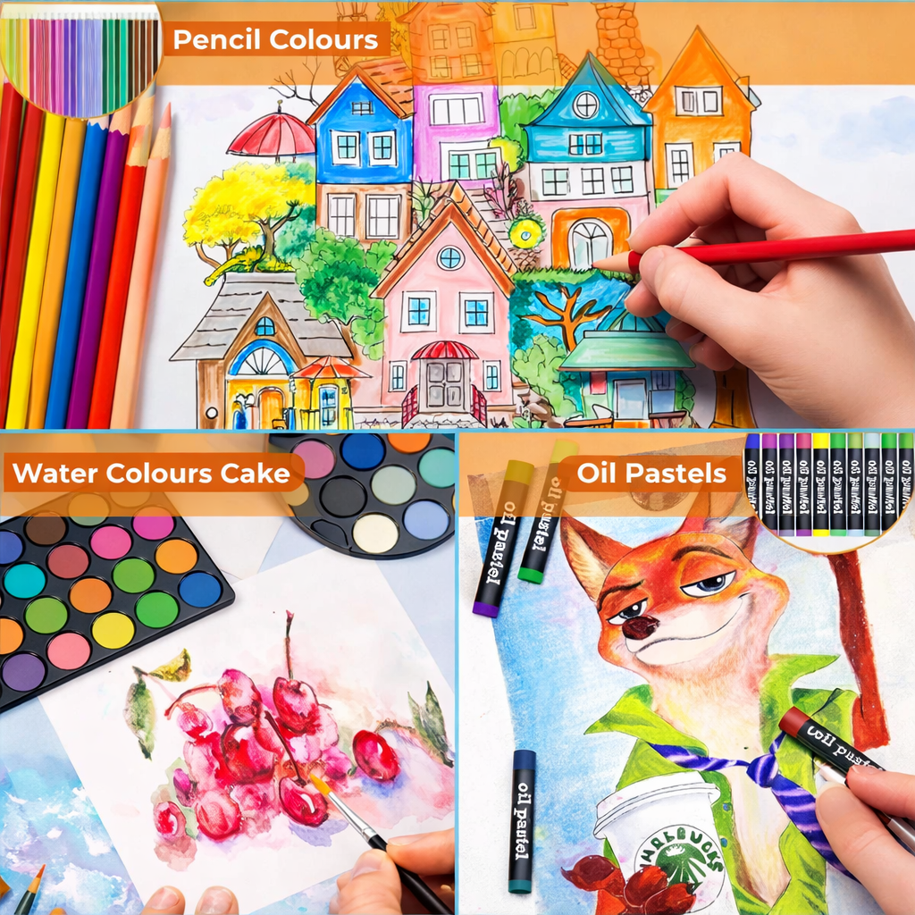 Drawing Kit Pen Artist 145 Pcs Color Set