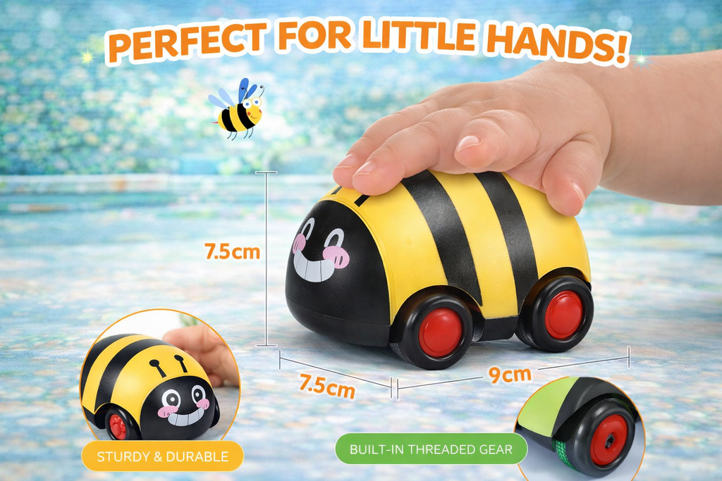 Beetle Toy Double Pullback