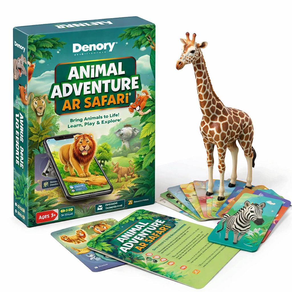 Animal 3D Safari Flashcard