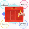Naira Magnetic Drawing Sketch Pad – Creative Educational Toy for Boys & Girls with Magnetic Balls and Pen