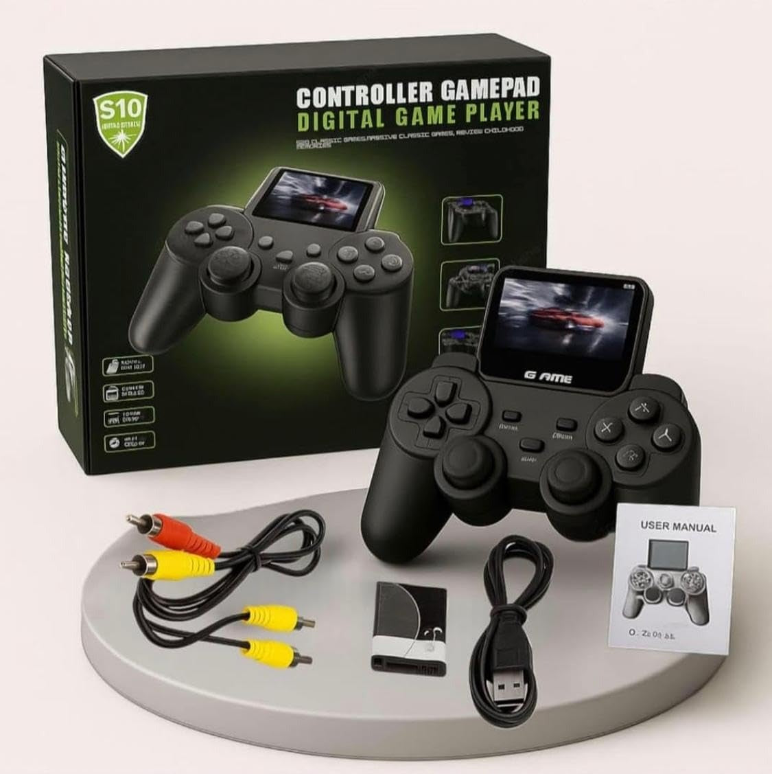 S10 Mini Game Console – 520 Classic Built-in Games with TV Connectivity