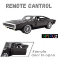 High-Speed 1:14 RC Racing Car, Remote Control Muscle Car with Realistic Doors and LED Headlights