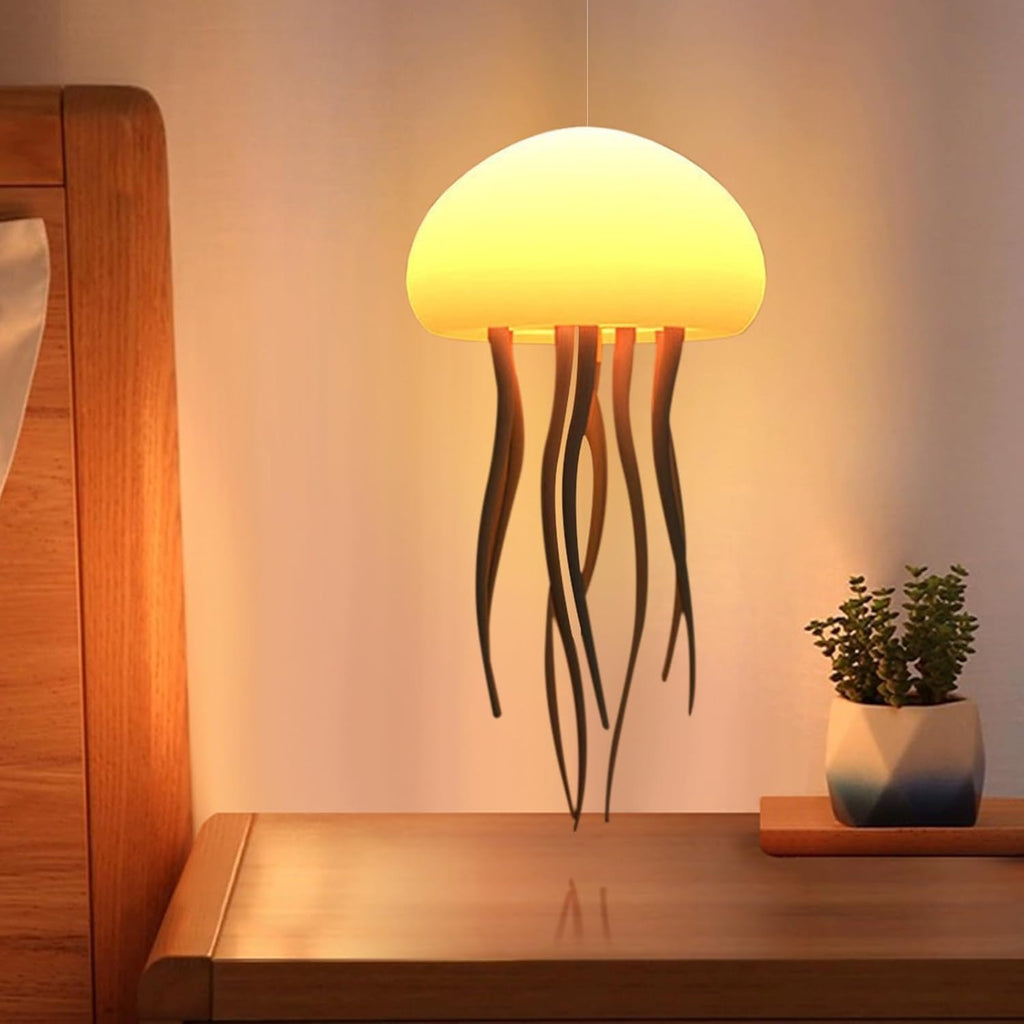 Ocean Jellyfish Night Light – Aesthetic LED Mood Lamp for Bedroom Decoration