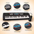 Electronic Piano – 37 Keys, Learning Modes & Microphone & 8 Rhythms, 8 Tones & Mic