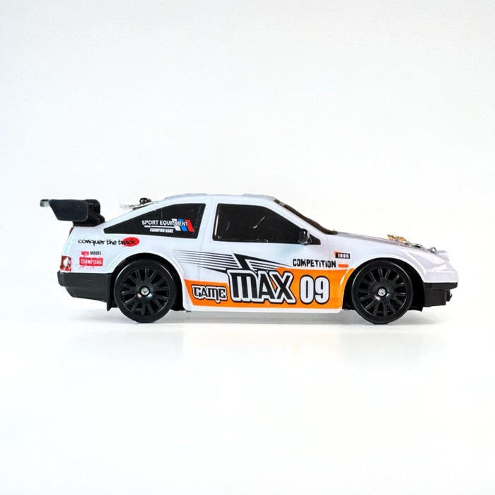 Toyota Drift Car Remote Control Toy (White), High-Speed Racing & Drifting Action