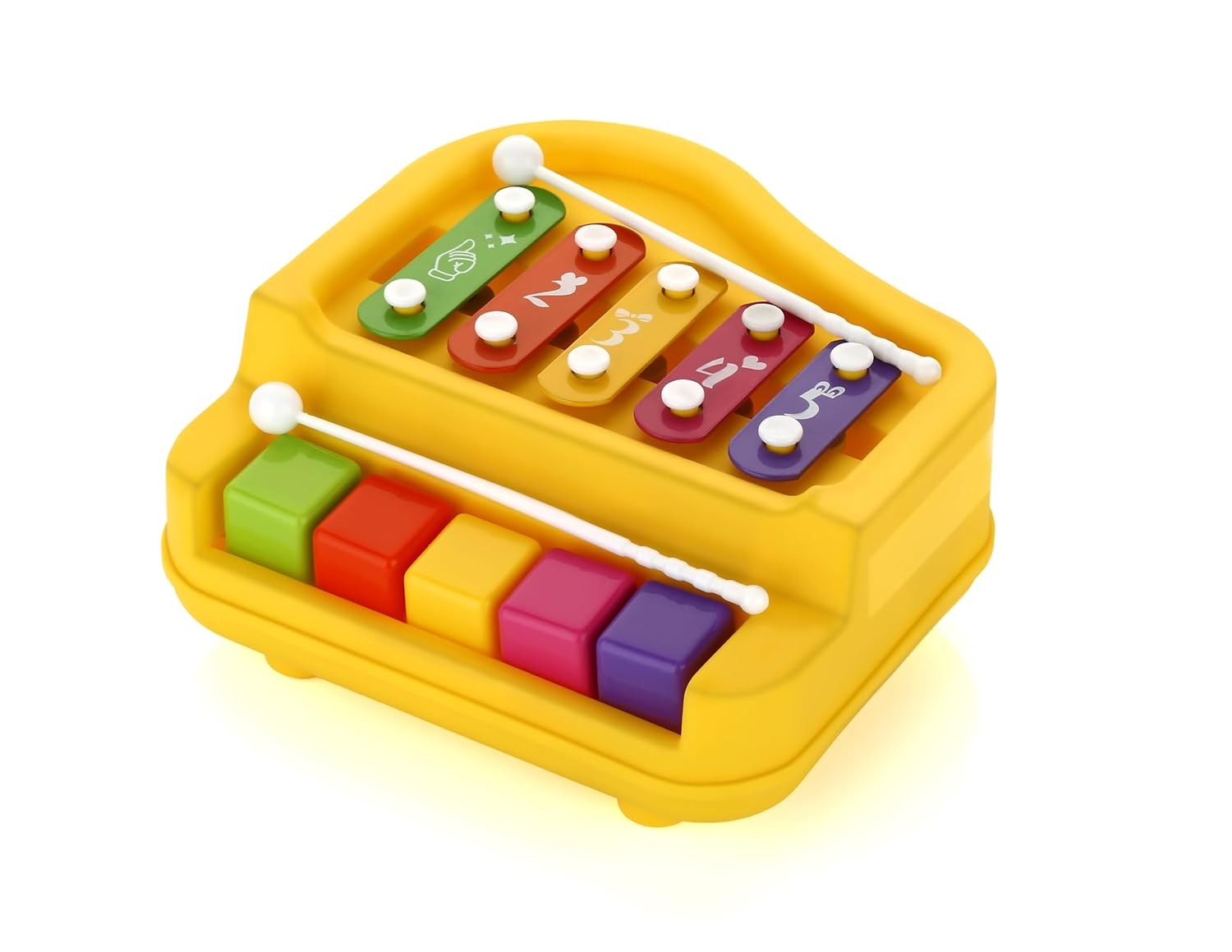 Kids Musical Piano and Xylophone Set – 2-in-1 Educational Music Toy with Mallets