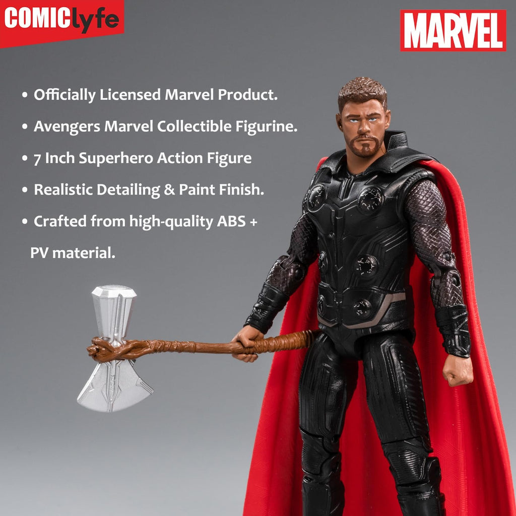 Thor Superhero Action Figure – Mighty God of Thunder Toy for Role Play & Adventures