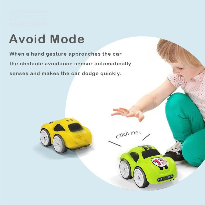 Smart Magic Induction RC Car | 2.4GHz Remote Control Sensor Car with LED Lights & Music
