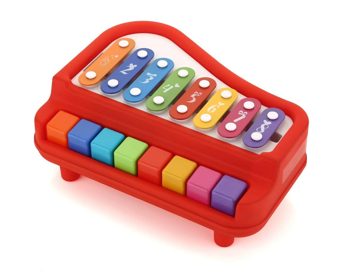 Kids Musical Piano and Xylophone Set – 2-in-1 Educational Music Toy with Mallets