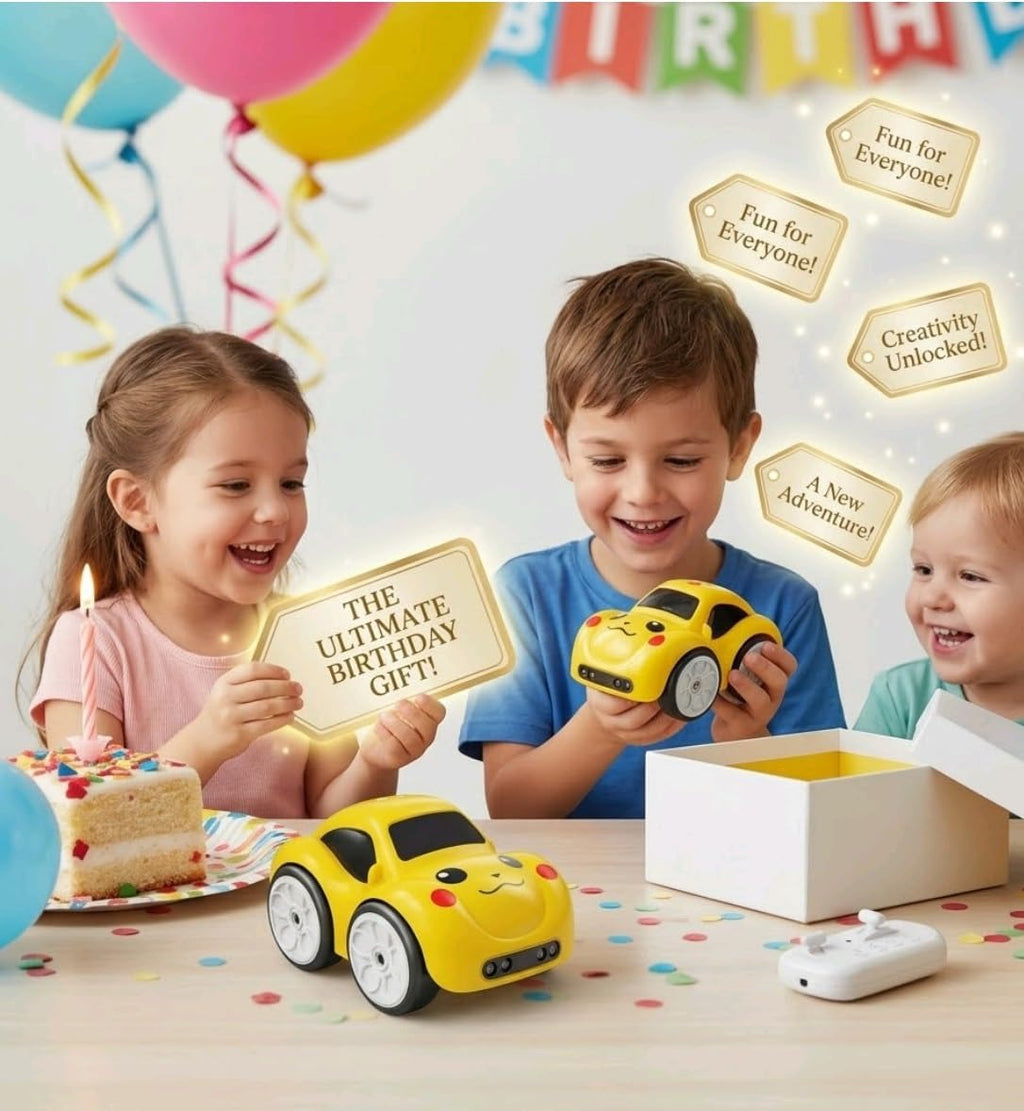 Smart Magic Induction RC Car | 2.4GHz Remote Control Sensor Car with LED Lights & Music