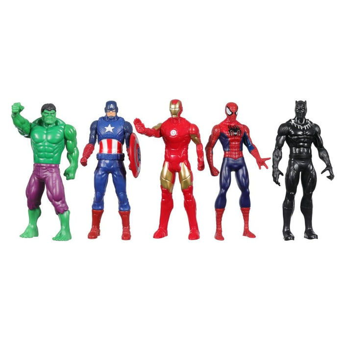 Camin Superhero Action Figure Set of 5 | Movable Joint Hero Toys for Kids, Boys & Girls