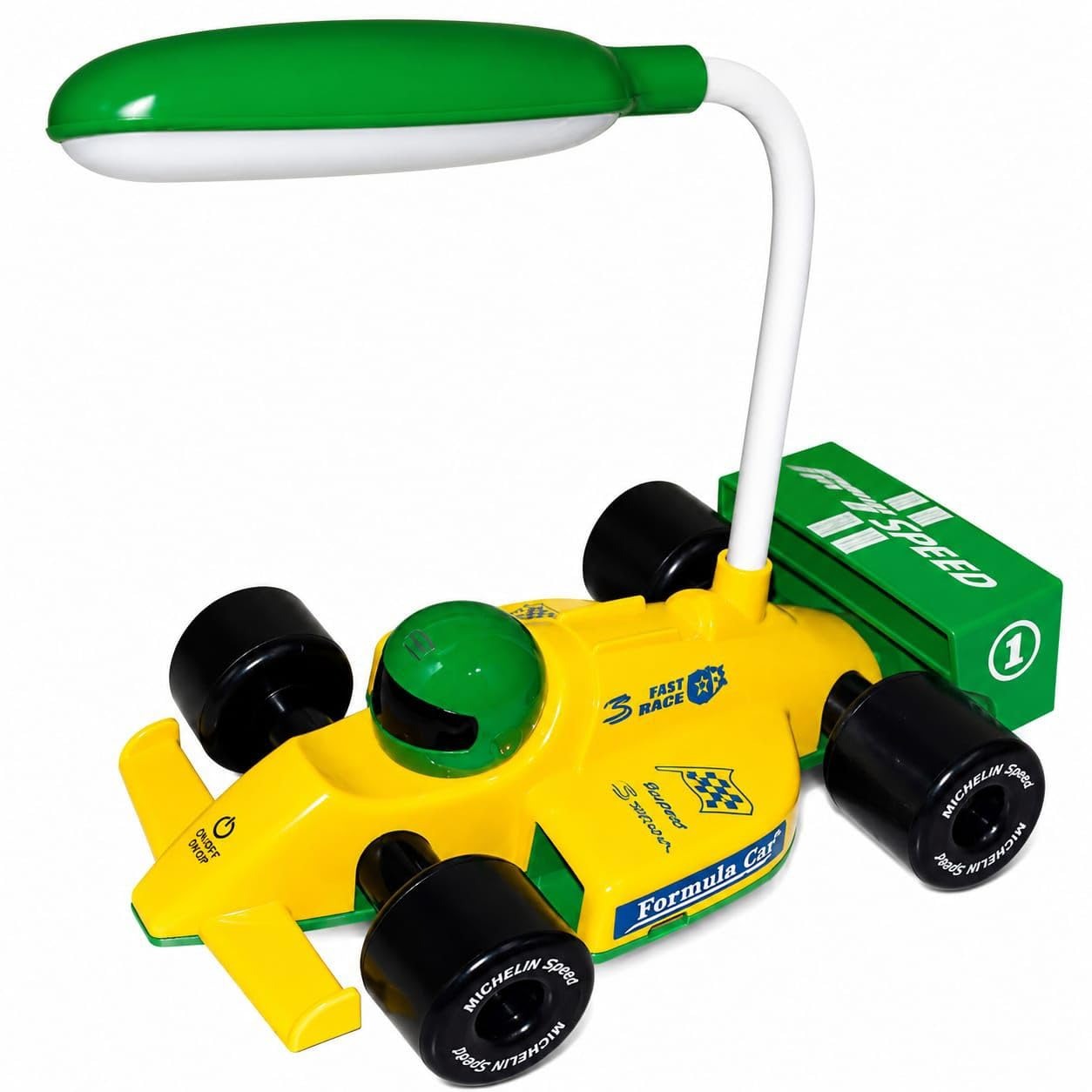 KALINDRA F1 Racing Car LED Lamp – USB Rechargeable Desk Light for Bedroom, Study Table & Gaming Setup