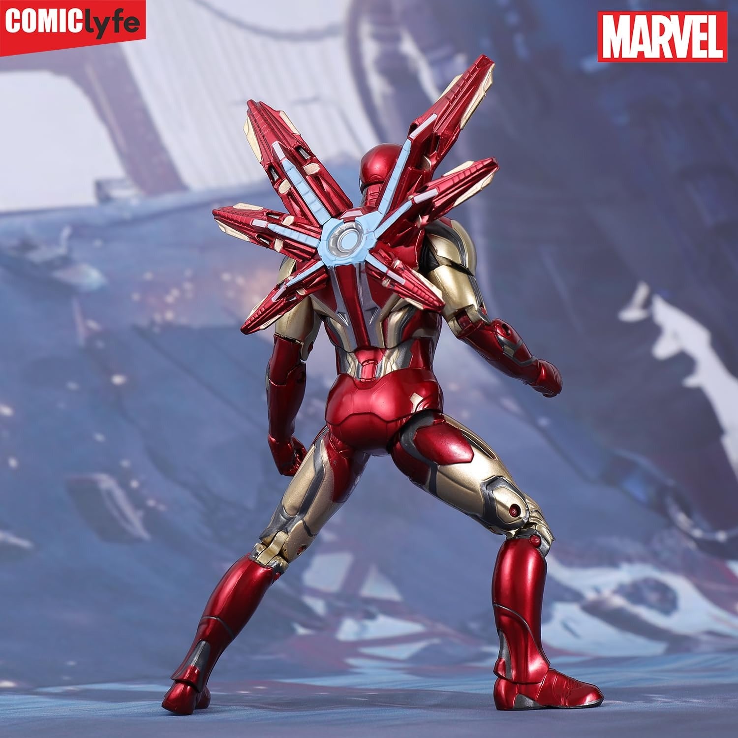 Marvel Iron Man Battle Hero Figure – 9.5 Inch Action Figure for Young Avengers Fans