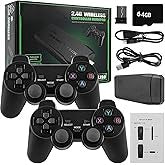 M8 Retro Video Game Stick – Plug & Play 4K Gaming Console for TV with Wireless Controllers
