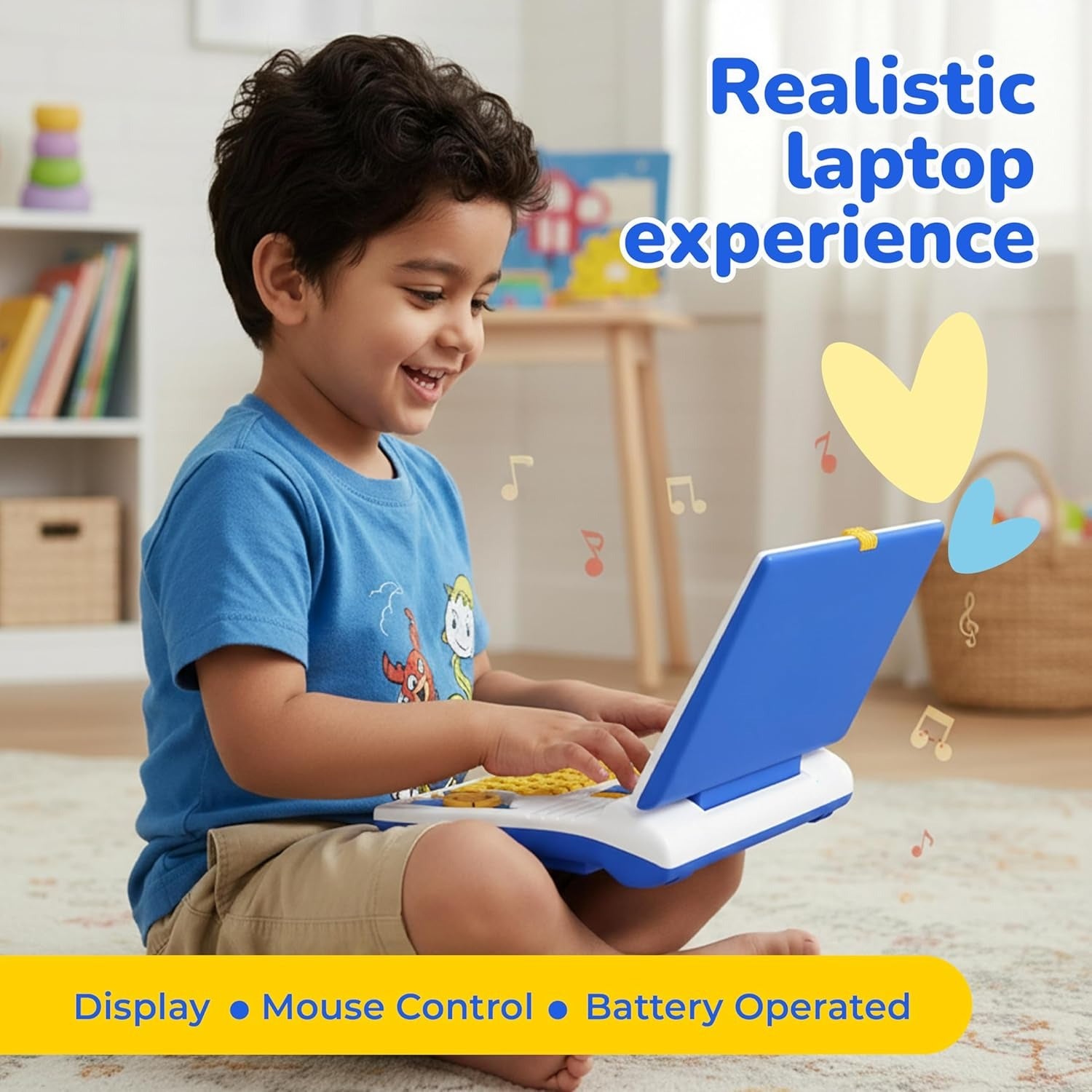 Lifelong Kids Learning Laptop Toy – Educational Computer with 20 Fun Modes, Music, Alphabets & Words (2-5 Years) (Copy)