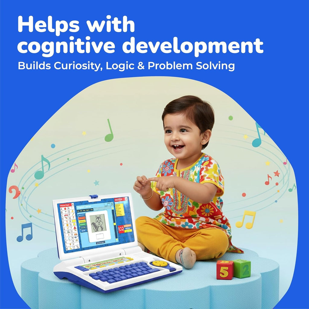 Lifelong Kids Learning Laptop Toy – Educational Computer with 20 Fun Modes, Music, Alphabets & Words (2-5 Years) (Copy)