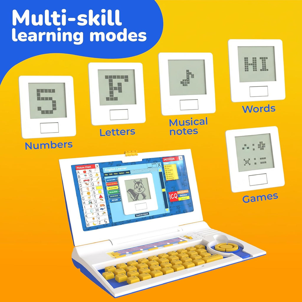 Lifelong Kids Learning Laptop Toy – Educational Computer with 20 Fun Modes, Music, Alphabets & Words (2-5 Years) (Copy)