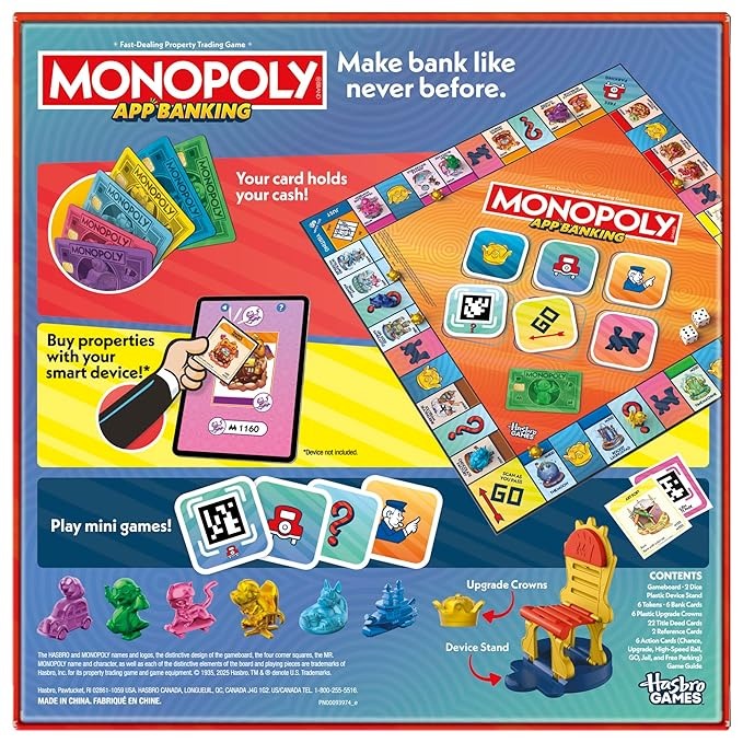 Monopoly Electronic Banking Edition – Property Trading Strategy Game for Kids and Adults