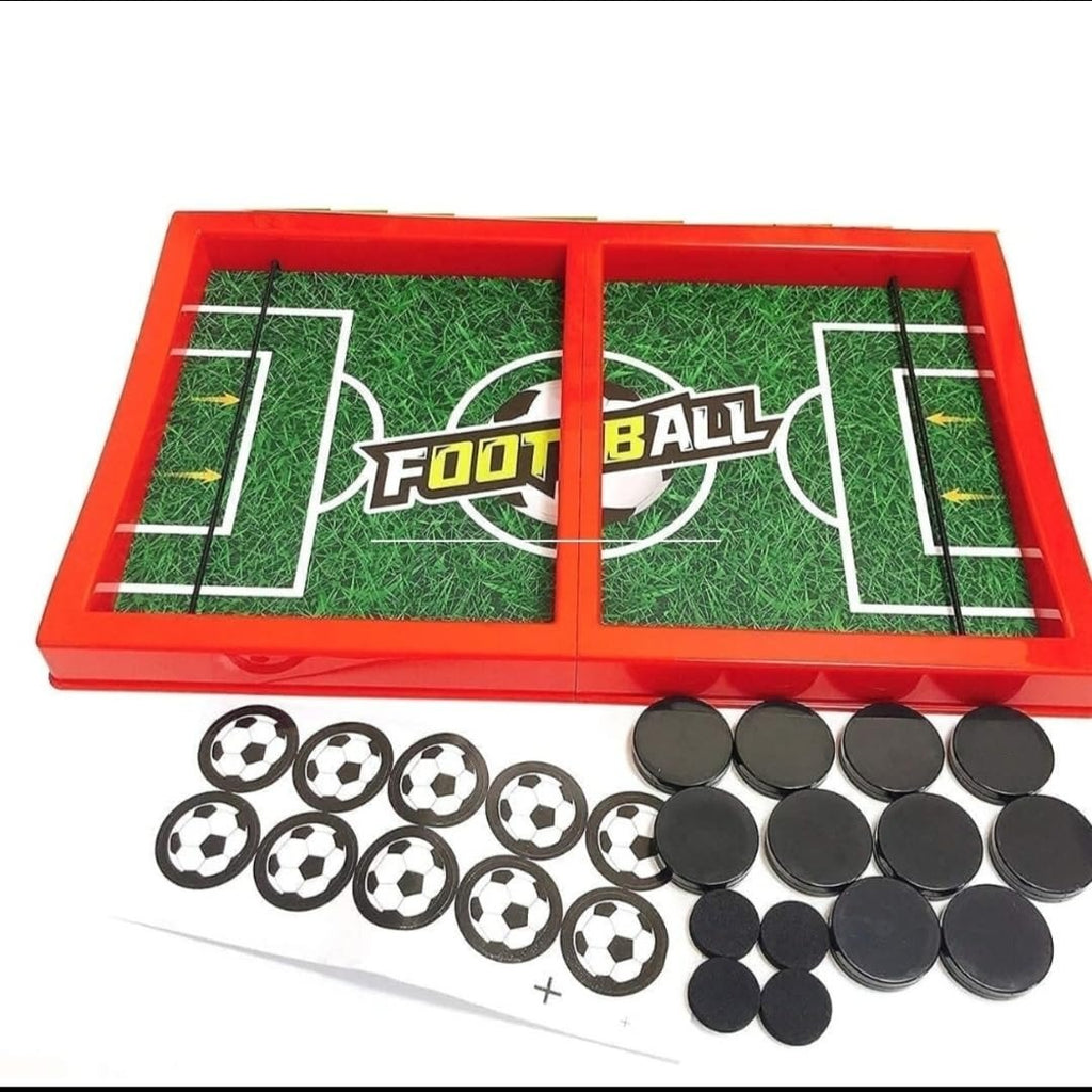Football Edition Sling Puck Game – Fast-Paced Wooden Desktop Battle Game