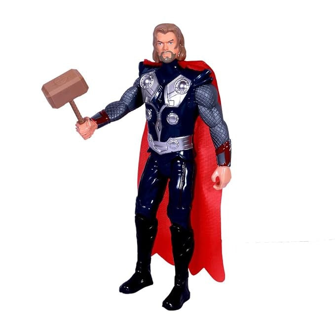 Thor Superhero Action Figure – Mighty God of Thunder Toy for Role Play & Adventures