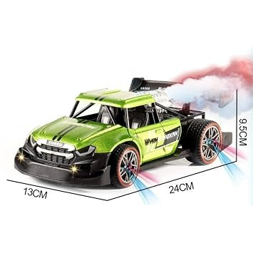 Rechargeable Tracer Racing RC Remote Control Car for Boys - Red