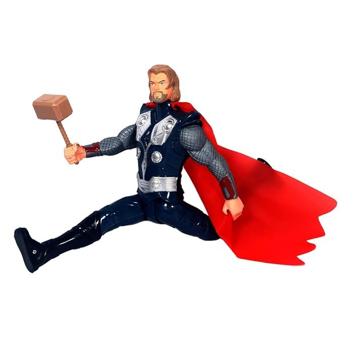Thor Superhero Action Figure – Mighty God of Thunder Toy for Role Play & Adventures