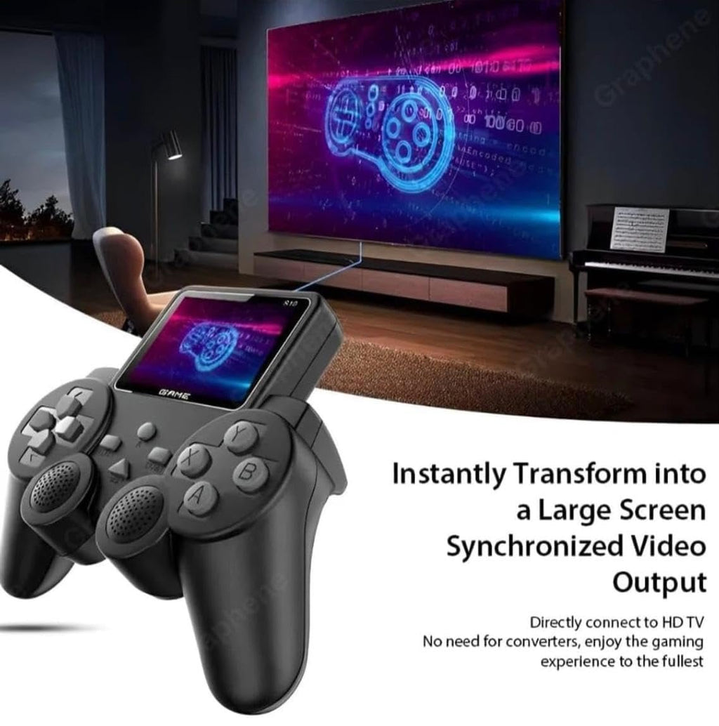 S10 Mini Game Console – 520 Classic Built-in Games with TV Connectivity
