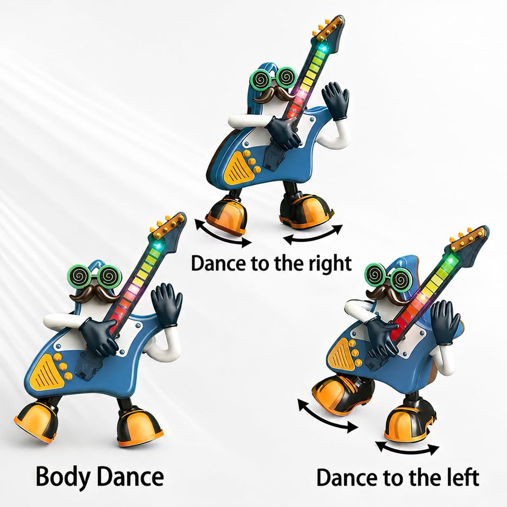 Mr. Rock Dancing Guitar Toy for Kids with Light & Music | LED Lights, Dance & Rhythm