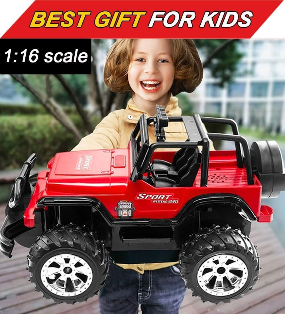 Rechargeable RC Car for Kids | Off-Road Remote Control Racing Vehicl
