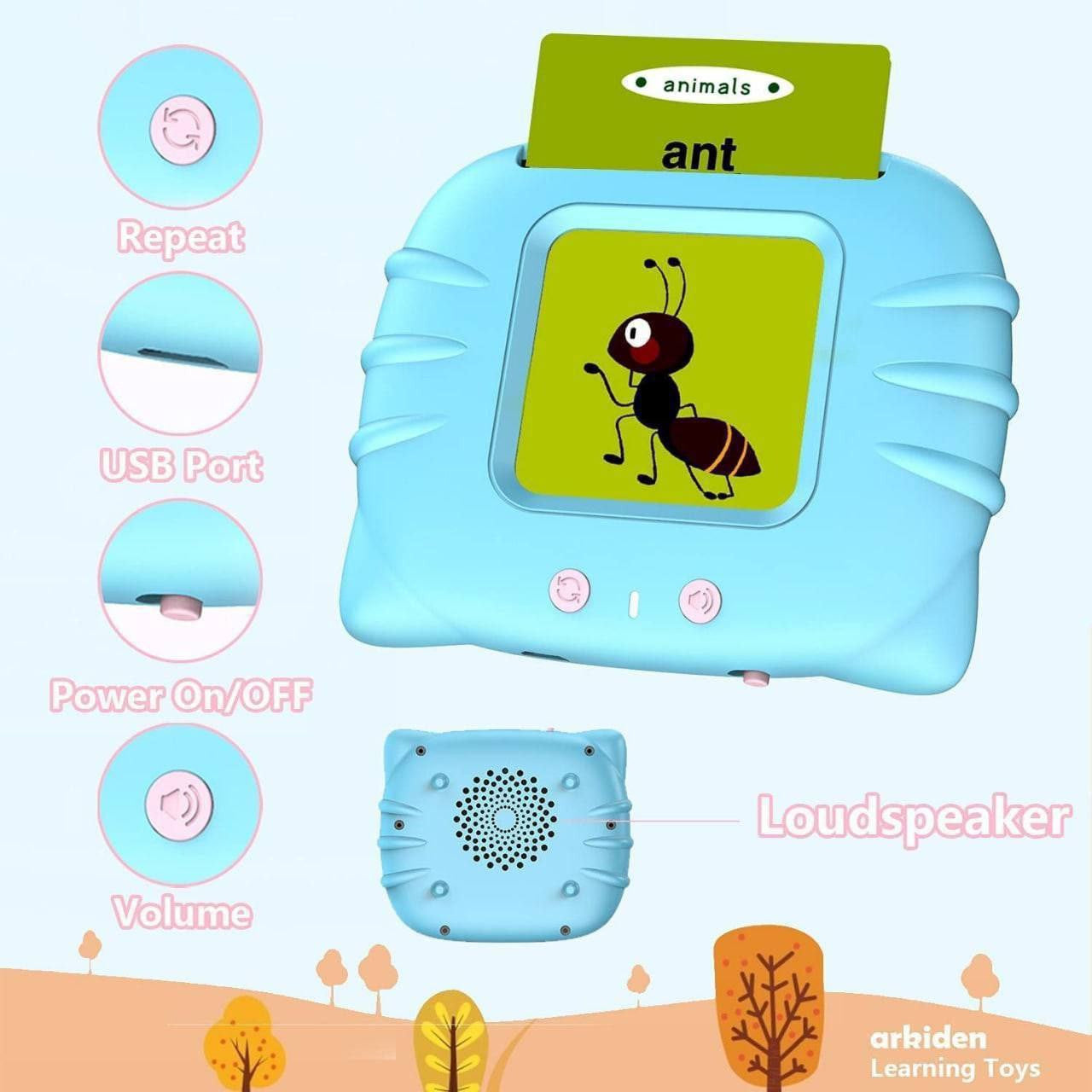 Denory English Talking Flash Cards || Talking Toy
