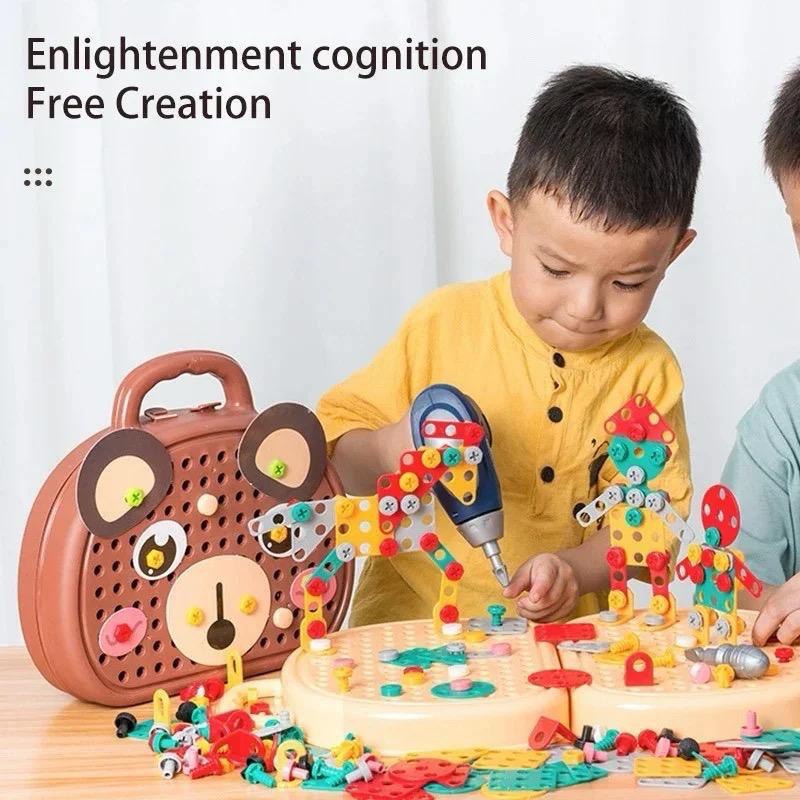 denory Screw Puzzle Suitcase ( 203 pcs)